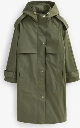 Next Regenmantel Wasserabweisende, leichte Parkajacke, Kurzgröße (1-tlg)