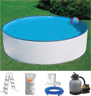 KONIFERA Rundpool "USEDOM 2", (Komplett-Set, 5 tlg.), Höhe 90 cm, in versch. Größen erhältlich