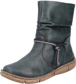 Rieker Winterboots, Winterstiefelette, slouchy Schaft, Reißverschluss, mit Warmfutter