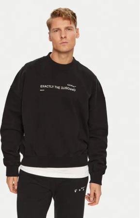 Off-White Sweatshirt OMBA067S23FLE0021032 Schwarz Regular Fit
