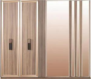 JVmoebel Kleiderschrank Kleiderschränke Modern Kleiderschrank Schränke Gold Holz Schlafzimmer (Kleiderschrank) Made in Europa
