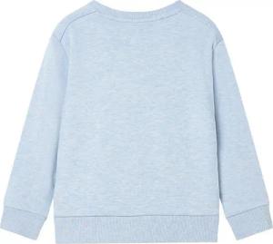 vidaXL Sweatshirt Kinder-Sweatshirt Hellblau Melange 92