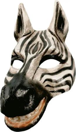 Maskworld Verkleidungsmaske Zebra