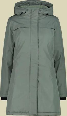 Woman Parka Fix Hood 40 grün - Farbe mineral
