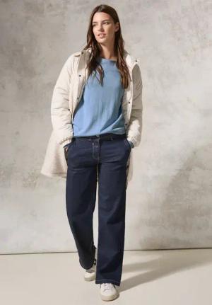 Cecil Damen Feinstrickpullover in Blau, Gr: XXL