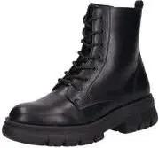 Tom Tailor Schnür Boots Damen schwarz