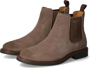Gant Chelsea Boots ST.AKRON für Herren im SALE - Gr. 41 - taupe - Rauleder