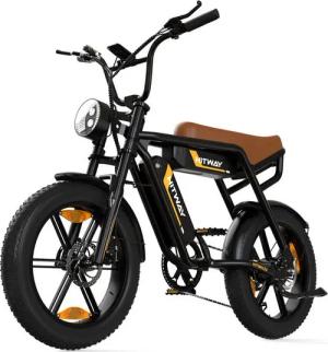 HITWAY E-Bike Pedelec 20*4,0 Zoll Elektrofahrrad 48V15Ah/2*13Ah Akku max. 45-150km, 7 Gang shimano shimano Schaltwerk, Kettenschaltung, Heckmotor, 720 Wh, E-Mountainbike, Pedelec für Erwachsener