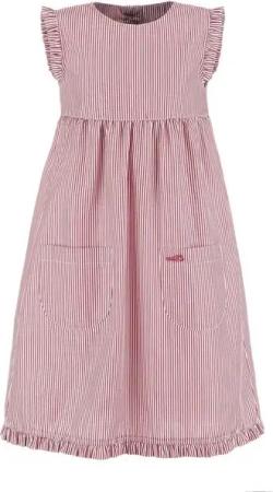 modAS Sommerkleid Kinder Kleid gestreift mit Rüschen - Mädchenkleid mit Streifen