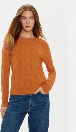 Tommy Hilfiger Pullover WW0WW43586 Orange Regular Fit
