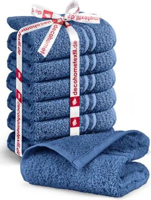 DecoHomeTextil Heimtextilmanufaktur Handtuch Handtuch Set 100% Baumwolle hochwertig kuschelweich saugstark