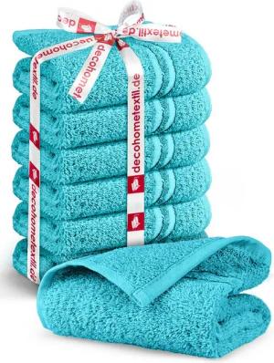 DecoHomeTextil Heimtextilmanufaktur Handtuch Handtuch Set 100% Baumwolle hochwertig kuschelweich saugstark