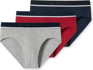 Schiesser Rioslip ""95/5"", (3er-Pack), mit sportlichem Logo-Webgummibund mit schmalen weißem Ansatz