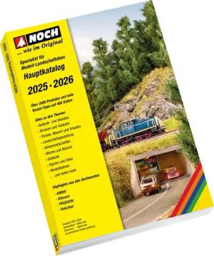 NOCH Modelleisenbahn-Spielunterlage NOCH Katalog 2025/2026 Deutsch, umfassendes Modell