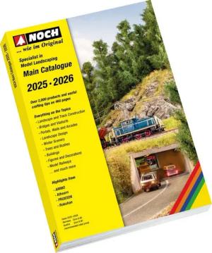 NOCH Modelleisenbahn-Spielunterlage NOCH® Katalog 2025/2026 Englisch, mit Modellbahn I