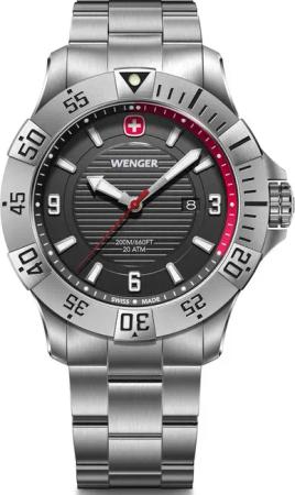 Wenger 01.0641.139 Herrenuhr Seaforce 43mm 20ATM