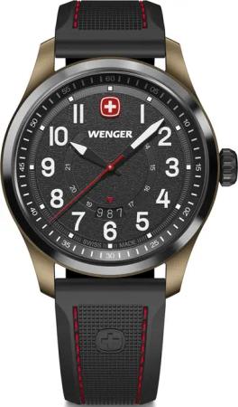 Wenger 01.0541.124 Herrenuhr Terragraph 43mm 10ATM
