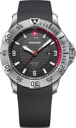Wenger 01.0641.138 Herrenuhr Seaforce 43mm 20ATM