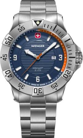 Wenger 01.0641.141 Herrenuhr Seaforce 43mm 20ATM