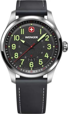 Wenger 01.0541.121 Herrenuhr Terragraph 43mm 10ATM