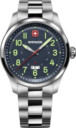 Wenger 01.0541.123 Herrenuhr Terragraph 43mm 10ATM