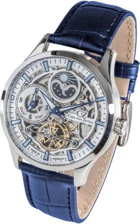 Carl von Zeyten CVZ0063SLS Freiburg Automatik Dual Time Herrenuhr 44mm