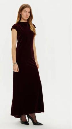 MAX&Co. Abendkleid 2426626025200 Dunkelrot Regular Fit