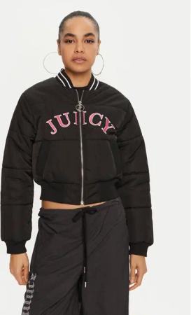 Juicy Couture Bomberjacke Kelsey JCOIJ224557 Schwarz Regular Fit