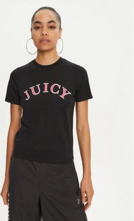 Juicy Couture T-Shirt College Gf JCSCT224414 Schwarz Regular Fit