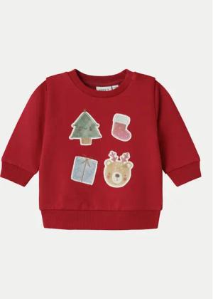 NAME IT Sweatshirt 13234491 Rot Regular Fit