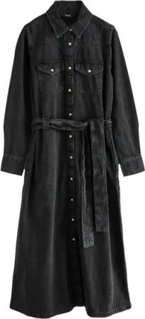 Next Jeanskleid Western-Jeanskleid aus 100 % Baumwolle (1-tlg)