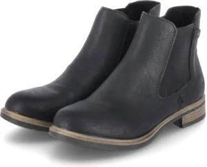 Rieker Chelsea Boots für Damen - Gr. 43 - schwarz - Synthetik