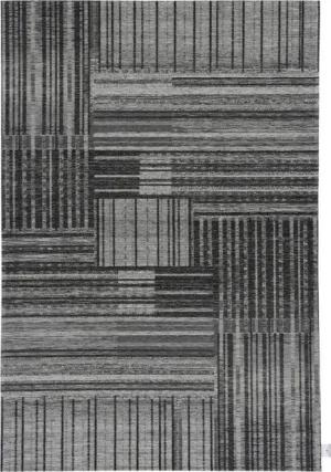 TOM TAILOR Teppich Stripy Pat, rechteckig, Höhe: 5 mm, Flachgewebe, modernes Patchworkdesign, gestreift, Chenille, Wohnzimmer