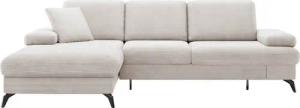 sit&more Ecksofa Morris Jubi, wahlweise mit Bettfunktion,ink. Armteilverstellung und 1 Zierkissen