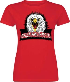 Cobra Kai T-Shirt - Eagle Fang Karate - XL bis XXL - für Damen - Größe XXL - rot - Lizenzierter Fanartikel