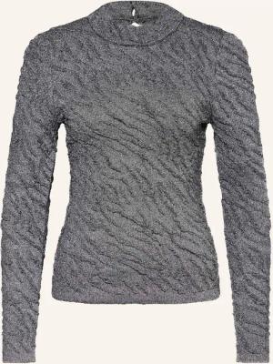 GESTUZ Pullover PILLAGZ mit Cut-out und Glitzergarn