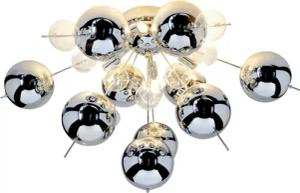 Näve Leuchten Deckenleuchte Chrom Glas Metall B/H/T/D: ca. 57x38x57x57 cm G9 6 Brennstellen