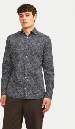 Jack&Jones Hemd Blackpool 12260625 Dunkelblau Slim Fit