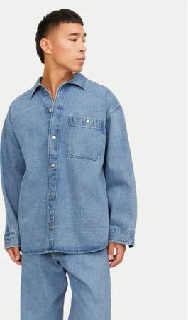 Jack&Jones Jeanshemd 12250602 Blau Relaxed Fit