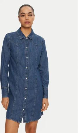 Wrangler Jeanskleid 112356498 Blau Regular Fit