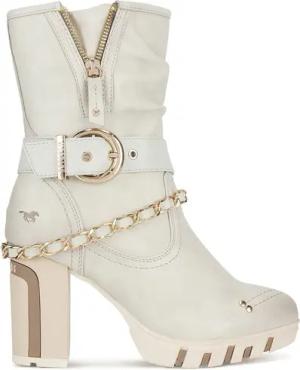 Mustang Stiefeletten 1363-505 Weiß
