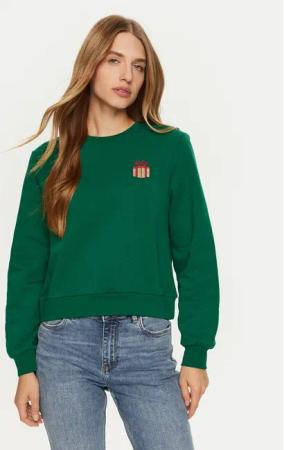 ONLY Sweatshirt Yda Xmas 15270956 Grün Regular Fit