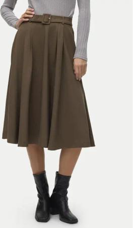 Vero Moda Trapezförmiger Rock Tarisa 10318628 Braun Regular Fit