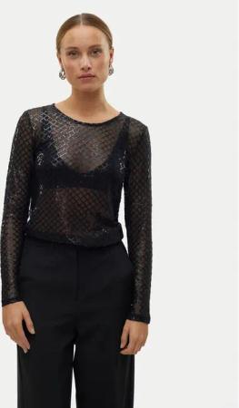 Vero Moda Bluse Safina 10317016 Schwarz Regular Fit