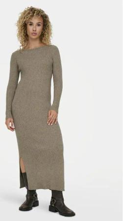 ONLY Strickkleid Katia 15324649 Beige Slim Fit