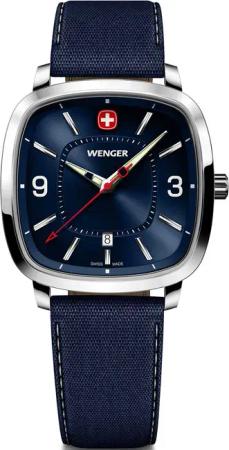Wenger 01.1921.109 Herrenuhr Vintage Sport 37mm 5ATM
