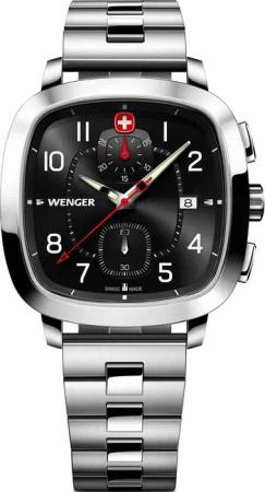 Wenger 01.1933.109 Herrenuhr Vintage Sport Chronograph 40mm 5ATM