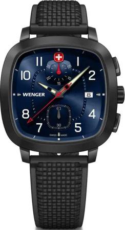 Wenger 01.1933.113 Herrenuhr Vintage Sport Chronograph 40mm 5ATM