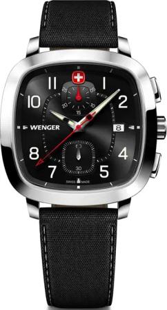 Wenger 01.1933.108 Herrenuhr Vintage Sport Chronograph 40mm 5ATM