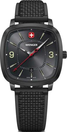 Wenger 01.1921.113 Herrenuhr Vintage Sport 37mm 5ATM